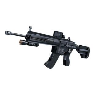 古迪积木警察系列突击步枪5合1组装模型男孩拼装拼插玩具枪40301