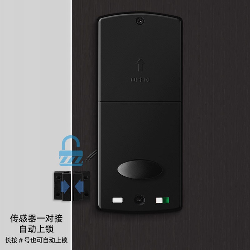 家用房门室内TTLOCK指纹电子指纹锁门锁木卧室密码锁门通通密码锁