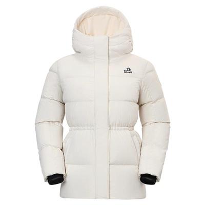 伯希和鹅绒羽绒服女收腰防风外套