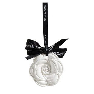 山茶花香片衣柜车载香薰挂件家用室内持久香薰片石膏蜡片伴手礼物