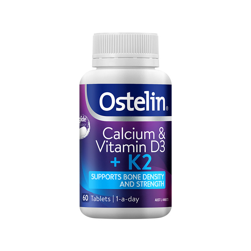 Ostelin奥斯特林成人维生素D孕妇女性K2补钙中老年碳酸钙澳洲钙片