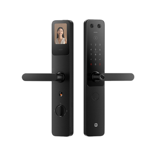 小米智能门锁E30 大屏猫眼版星辰黑入户防盗门锁指纹密码锁可视屏