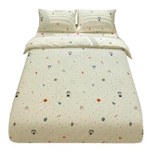 波点小女孩四季纯棉床单单件全棉加厚单双人被单宿舍可配三四件套