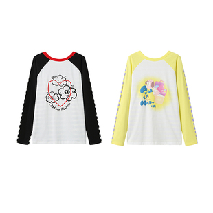 【鞠婧祎&丁程鑫&王楚然同款】ANDREA MARTIN拼色插肩双面穿T恤