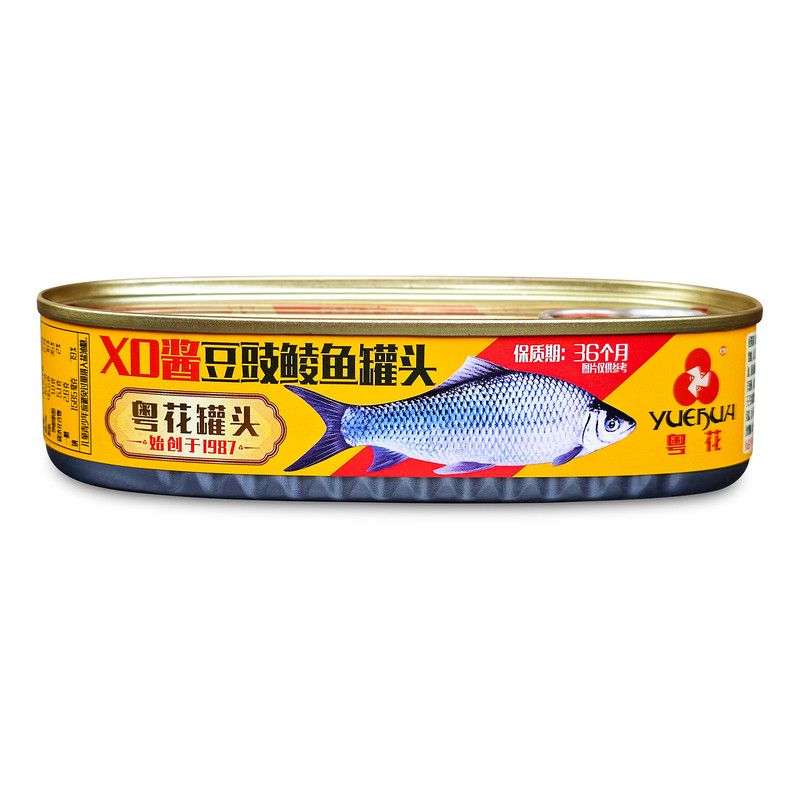 粤花牌鱼罐头鲜香开胃下饭