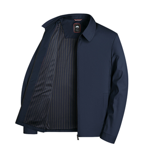 啄木鸟外套男2026新款春季翻领行政夹克减龄显年轻男士高级感上衣