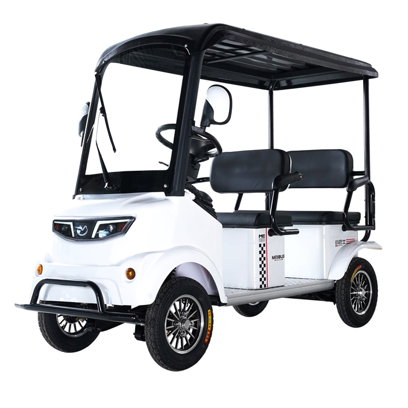 小巴士電動(dòng)四輪車M5老年代步接送孩子電瓶車帶棚景區(qū)共享觀光車