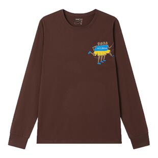 CryingCenter跑步跳舞人印花速干防晒长袖tee圆领男女同款户外