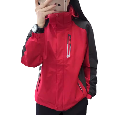 冲锋衣女三合一可拆卸防风防水