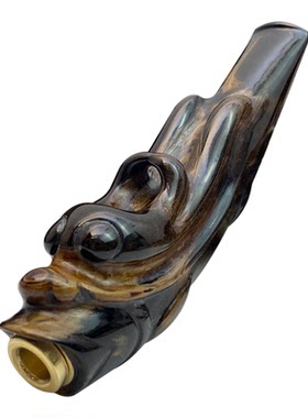 海柳烟嘴雕刻龙头粗中细三用