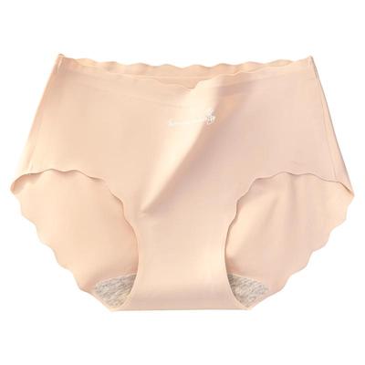 南极人无痕冰丝内裤女士纯棉抗菌