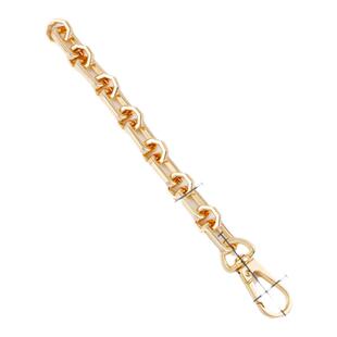 适用牛角包肩带lv延长链水桶包ivy包包链条加长包带斜挎防磨扣