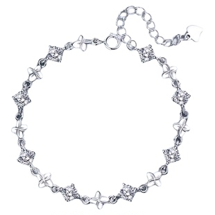 S925纯银四叶草手链2026新款手镯轻奢小众高级精致手饰送女友礼物