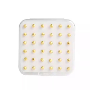 打耳洞专用耳钉穿耳针打耳洞神器枪钉穿刺针镀纯银打耳枪穿孔针