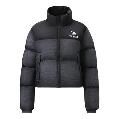 骆驼短款羽绒服拒水加厚立领