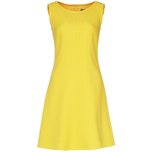 奥莱OBEG欧碧倩连衣裙夏收腰放摆无袖a字气质小裙子10402020