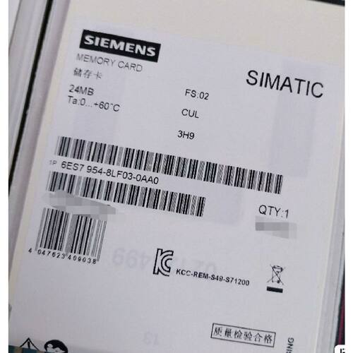 议价6ES79548LF030AA0储存卡24MB适用