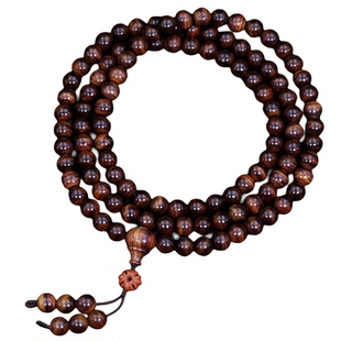 古风原创海南黄花梨手链高油深紫老料男女手串念珠民族风饰品