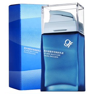 高夫锐智多效焕肤乳液75ml男士面霜补水保湿赠同系列水15ml