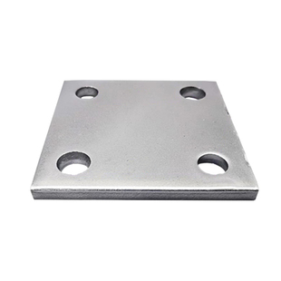 100*100冷镀锌/热镀锌钢板预埋件铁板护栏底板底座立柱可焊接厂家