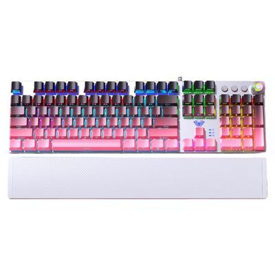 狼蛛108键侧刻电竞游戏机械键盘