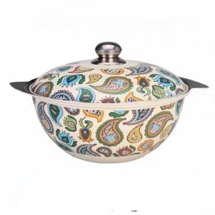 新疆抓饭锅铸铁锅搪瓷蒸锅炖锅汤锅炒菜锅家用平底锅不粘不锈锅