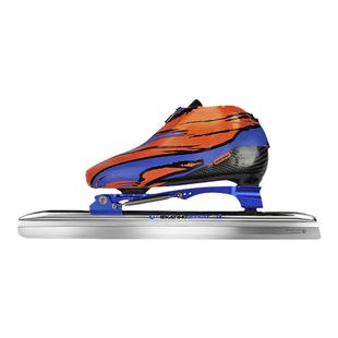 滑启深蓝专业大道脱位钢管速滑冰刀鞋成人滑冰鞋男女速度滑冰鞋