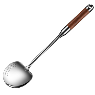 316L不锈钢蘑菇铲锅铲家用炒菜铲子加长防烫炒勺加厚炒菜勺铁铲子