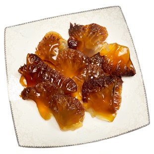 野生海蜇大叶片鲜脆优质绵蛰头新鲜海蜇头叶片桶装腌制凉拌非即食