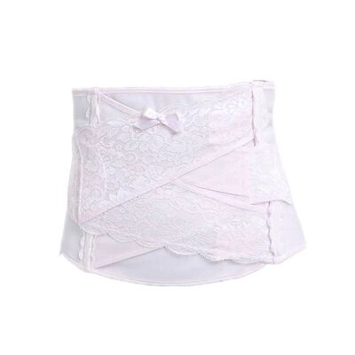 日本犬印蕾丝孕妇加强型收腹带