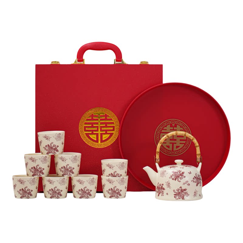 新婚礼物送新人茶具套装