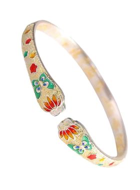 吉言银手镯9999独特银手镯