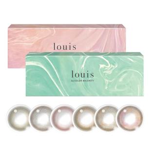 Louis美瞳日抛10片盒大直径自然混血彩色隐形近视眼镜(临期)