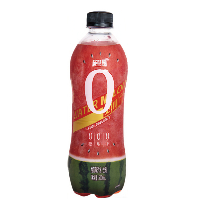 龙梦圆苏打水0糖果味气泡水500ml*9瓶整箱装无糖元气解渴夏日冰饮