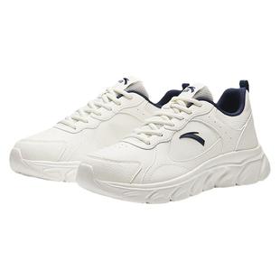 安踏男鞋白色运动鞋冬季新款二棉鞋轻便减震软底休闲跑步鞋子男款