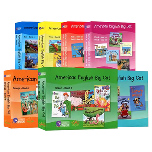 原版柯林斯大猫英语分级阅读American English collins big cat 小达人点读一二三四五六七八九十级1-10全套英文进口读物教材练习