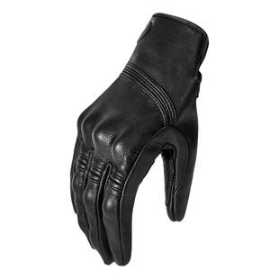 春夏季摩托车真皮手套四季机车防摔防风保暖复古骑士骑行装备透气