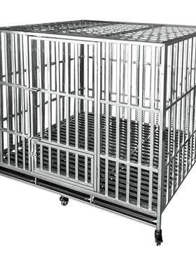 全方管不锈钢狗笼子边牧金毛马犬