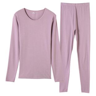 100%纯棉中厚顶呱呱保暖内衣套装情侣男女秋衣秋裤棉毛衫打底冬季