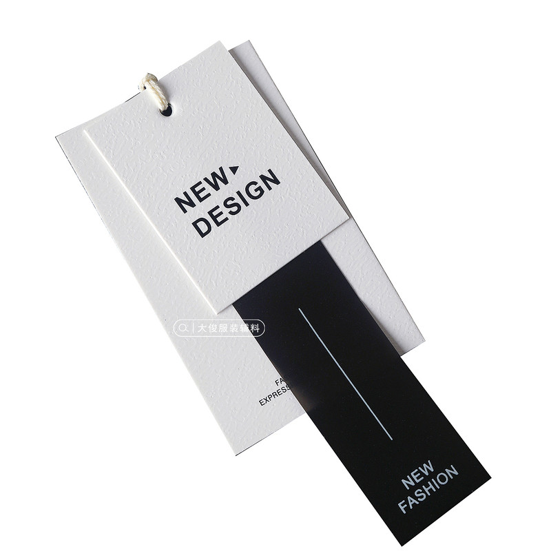 吊牌定制高端服装挂牌订做商标店名logo女装标签设计衣服软胶挂卡