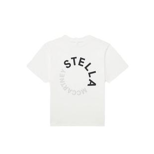 [低至4.5折]Stella McCartney秋冬童装白色环形徽标图案短袖T恤