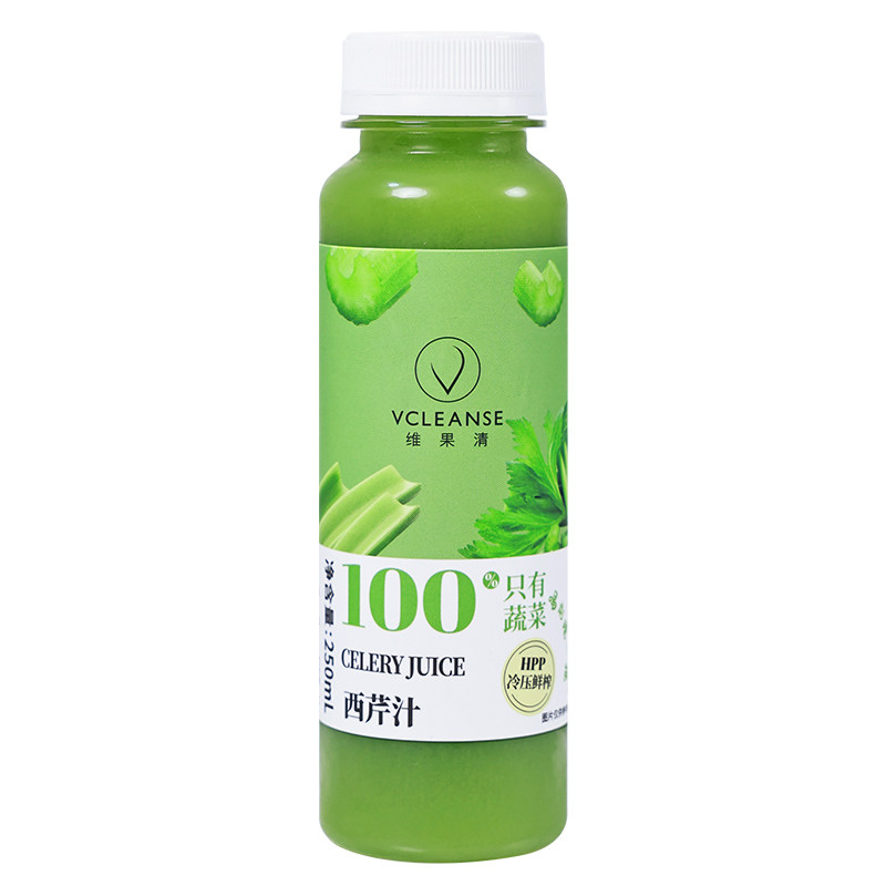 维果清100%西芹汁芹菜汁HPP鲜榨蔬菜汁 0脂轻断食果蔬汁 冷藏饮料