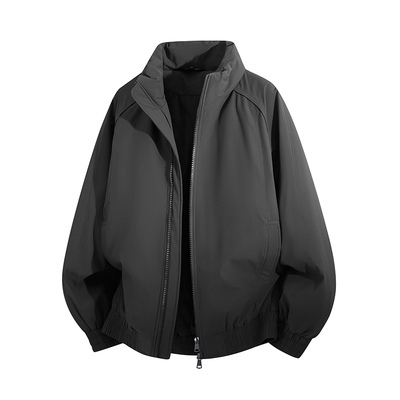 回力2025新款加厚保暖棉衣男冬季极简风立领短款轻薄潮牌棉服外套