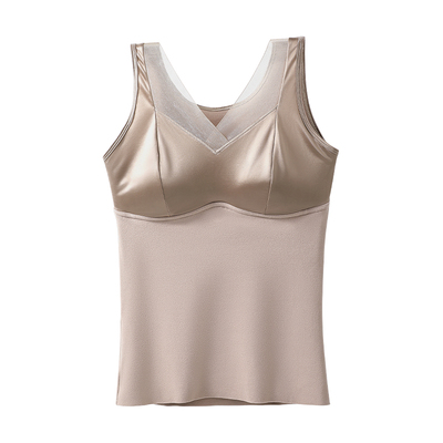 秋冬德绒保暖背心无痕塑身