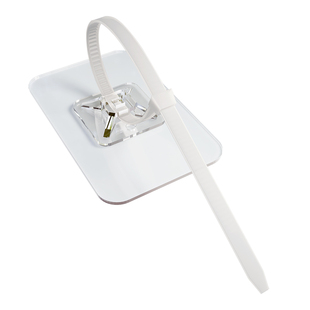 粘贴式免打孔扎带强力固定器卡扣万能通用型管卡软管卡置物架