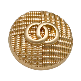 高端小香风女士皮草风衣外套扣子大衣毛衣上衣纽扣西装钮扣开衫