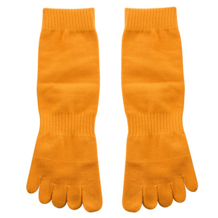 3双装秋冬中筒五指袜男街头加厚高筒纯棉五趾袜防臭ins男袜子