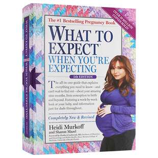海蒂怀孕大百科 英文原版 What to Expect When You're Expectin 第5版 孕期指导指南 生活健康 Heidi Murkoff 英文版进口英语书籍