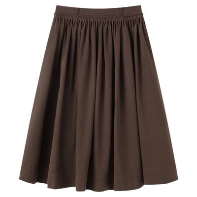 RUISHI芮时纯棉磨毛立体塔克半裙