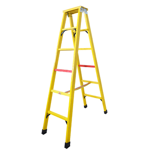 玻璃钢绝缘家用梯子折叠梯加厚加粗款伸缩人字梯铝合金电工地专用
